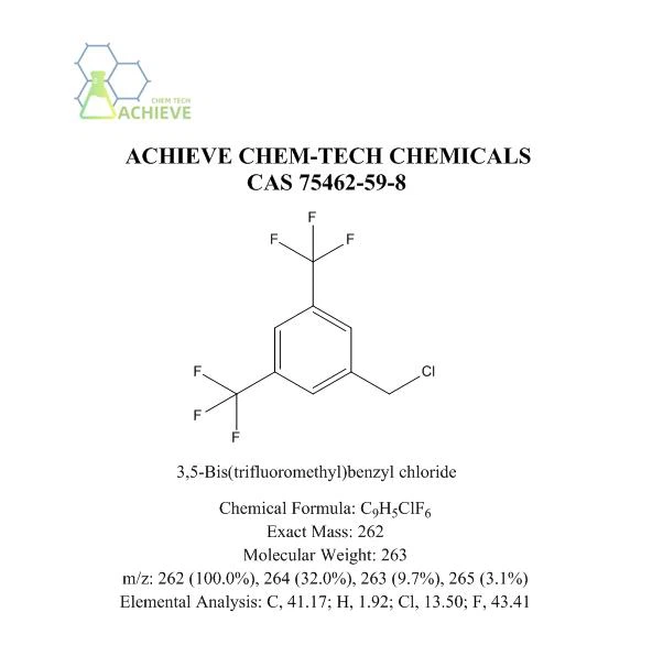 3, 5- Bis (trifluormethyl) benzylchlorid cas 75462-59-8