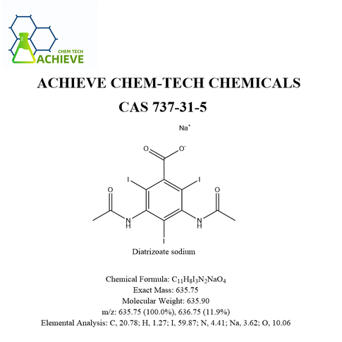 Diatrizoate Sodium Powder CAS 737-31-5 | Shaanxi BLOOM Tech Co., Ltd Diatrizoate Sodium Powder CAS 737-31-5 | Shaanxi BLOOM Tech Co., Ltd