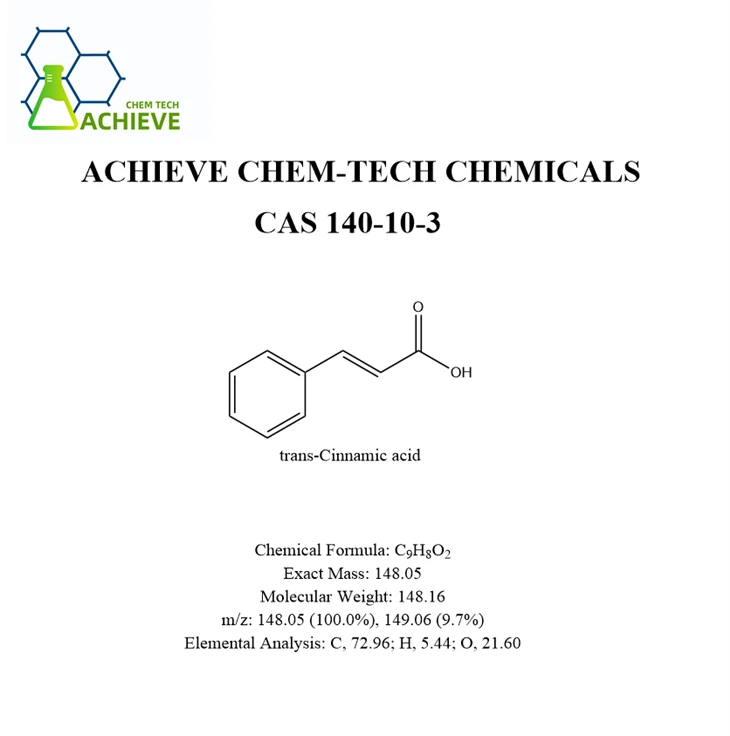 Trans-Zimtsäurepulver CAS 140-10-3